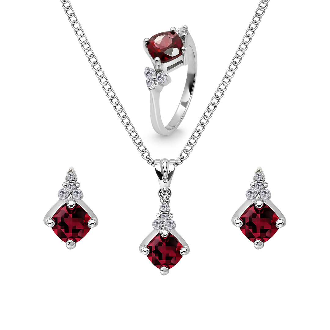 Palladium Diamond Set-ER-908,LP-909,LR-910