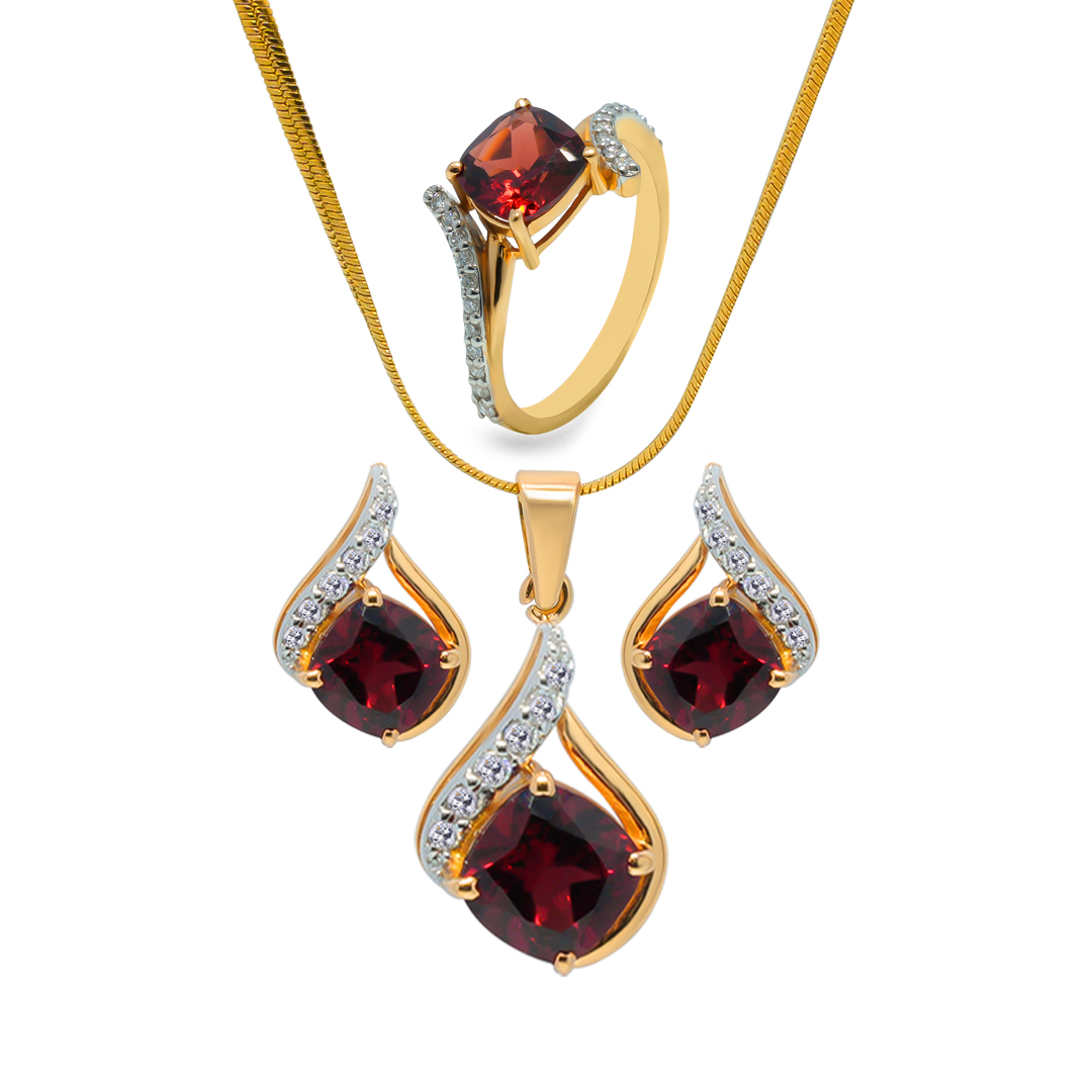 18K Gold Diamond Set-IF-036,37,38
