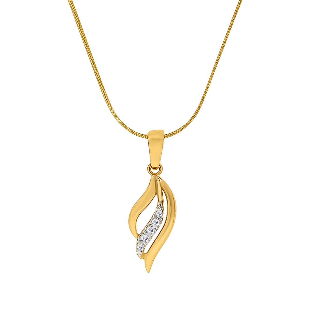 18K Gold Diamond Pendant IF-040