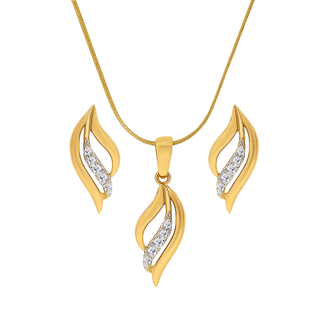 18K Gold Diamond Set-IF-039,040