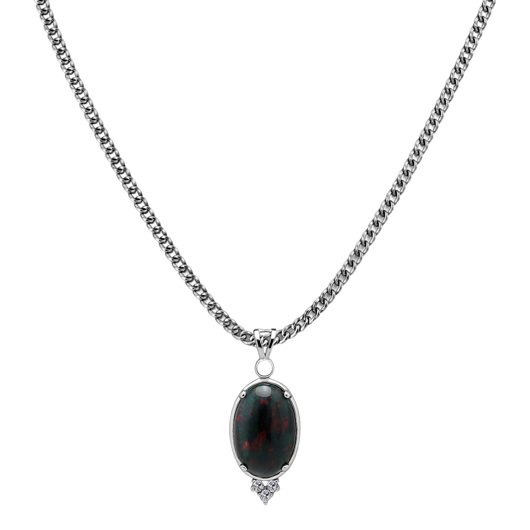 Palladium Diamond Pendant LP-824