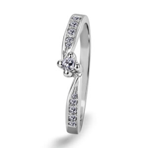 Palladium Diamond Ring LR-861