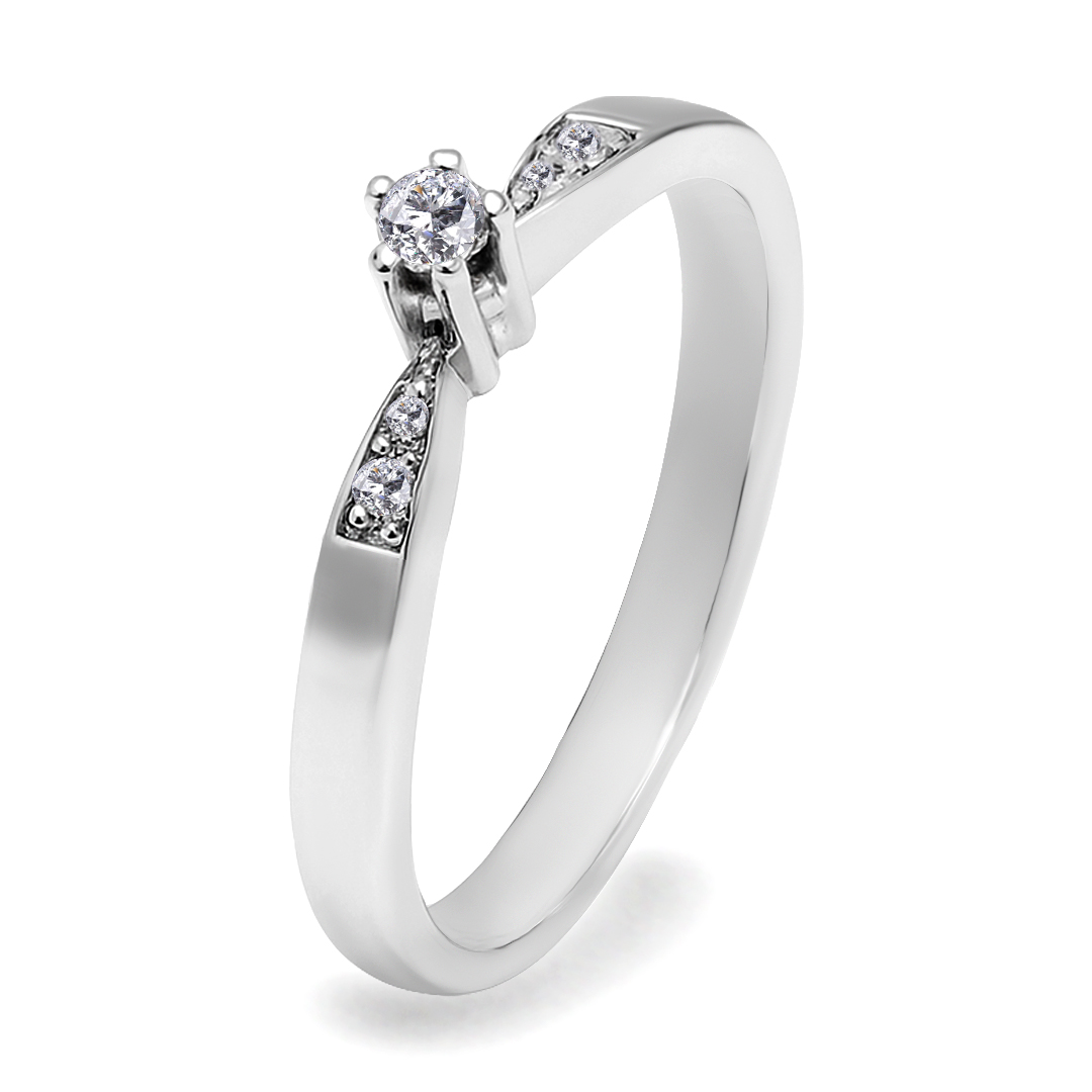 Palladium Diamond Ring LR-864