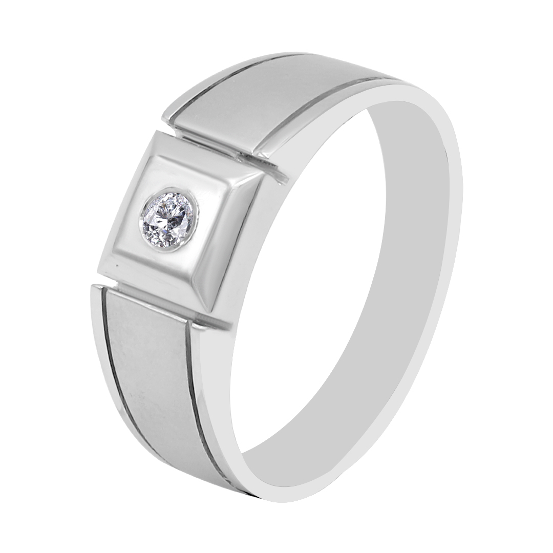 Palladium Diamond Ring GR-819