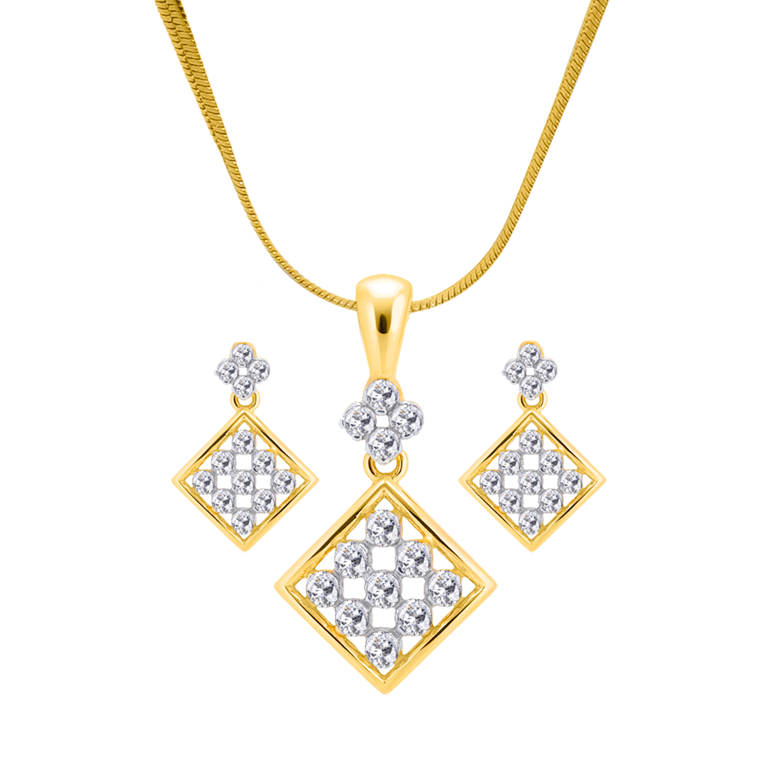 18K Gold Diamond Set-IF-041,042