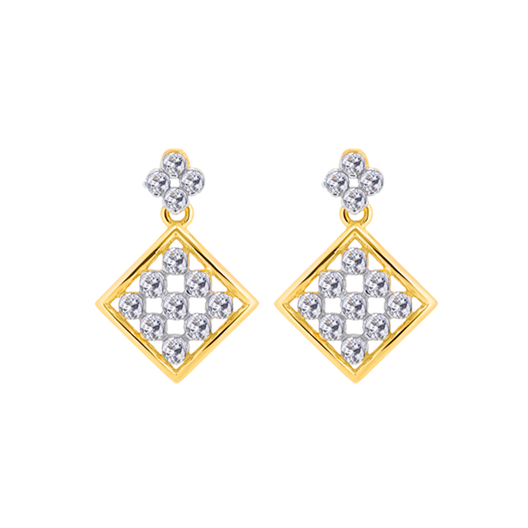 18K Gold Diamond Earring IF-041