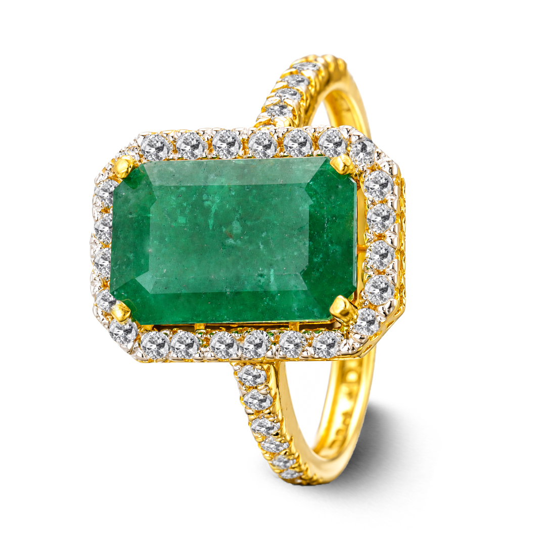 18K Gold Diamond Ring IF-031