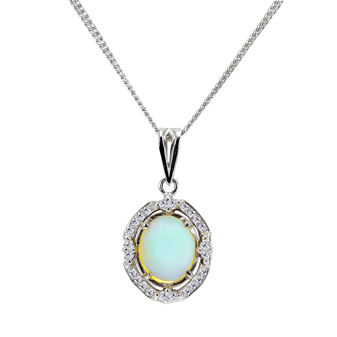Palladium Diamond Pendant LP-826