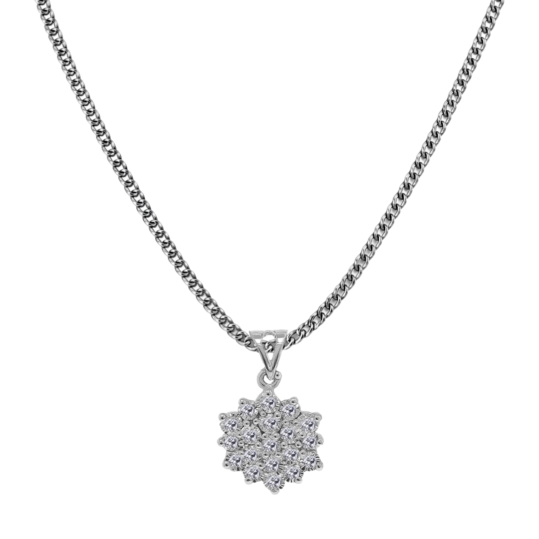 Palladium Diamond Pendant LP-878