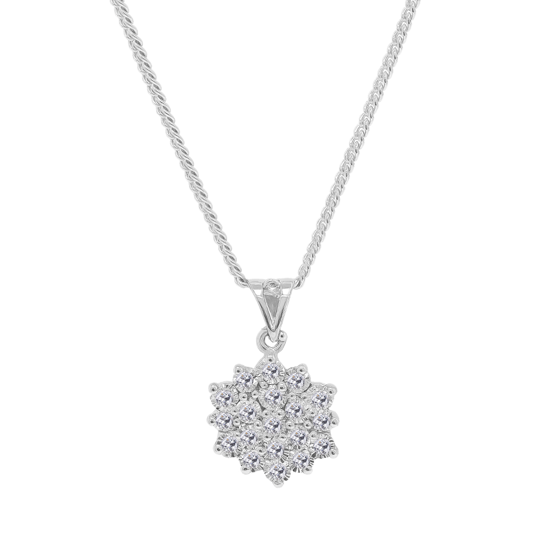 Palladium Diamond Pendant LP-878