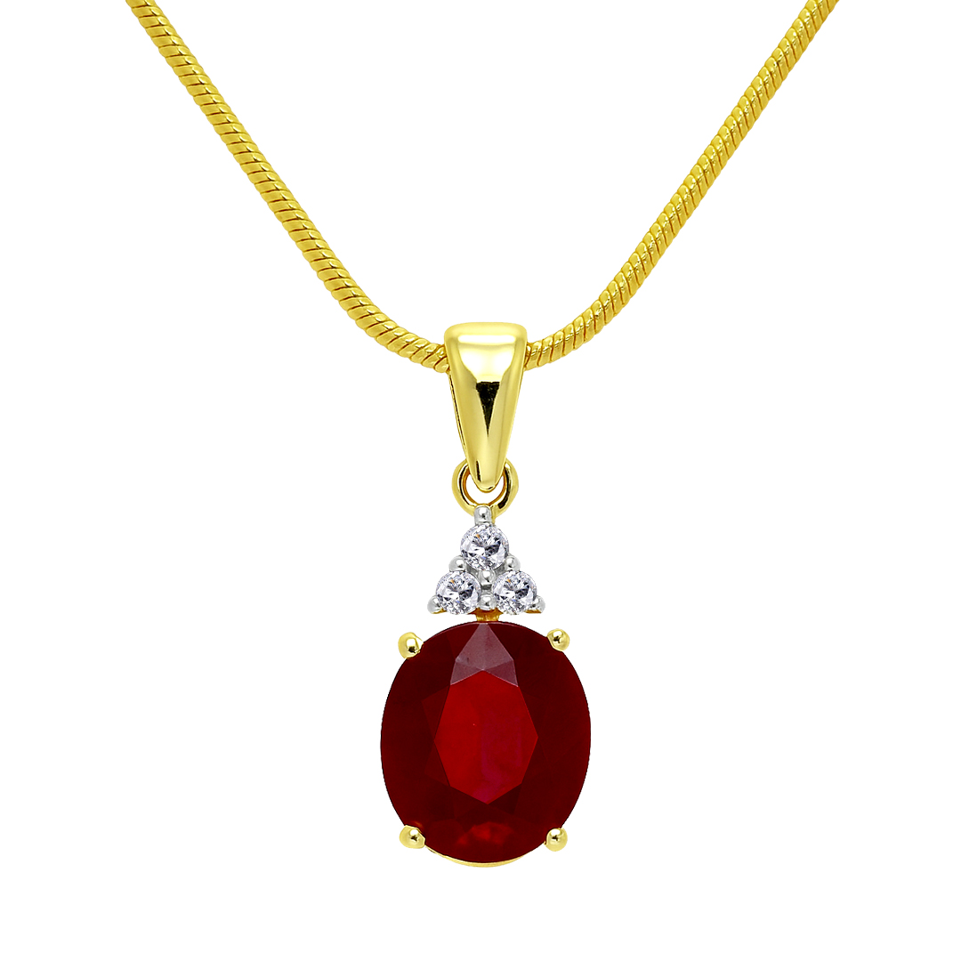 18k Gold Diamond Pendant LP-904