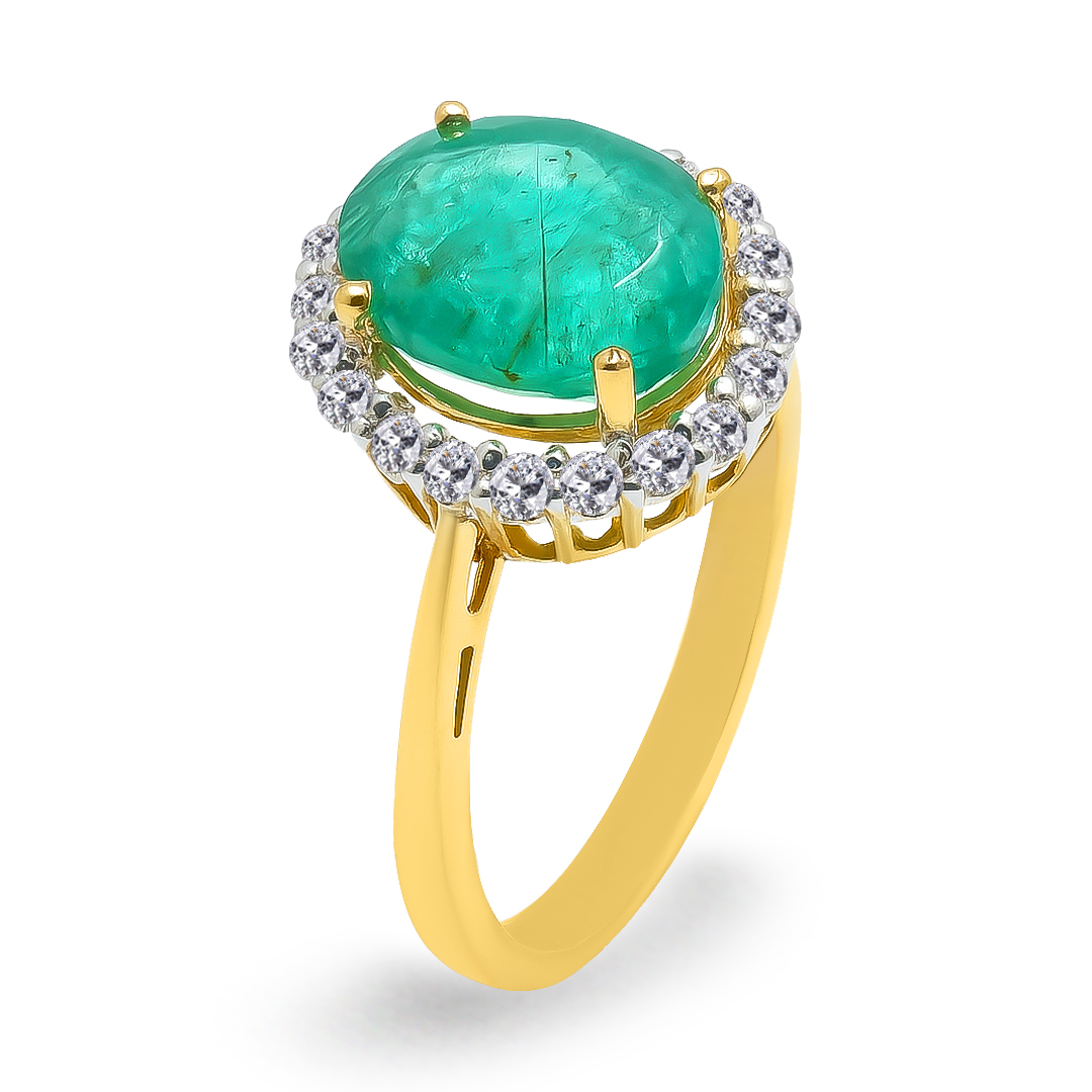 18K Gold Diamond Ring IF-030