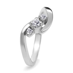 Palladium Diamond Ring LR-835