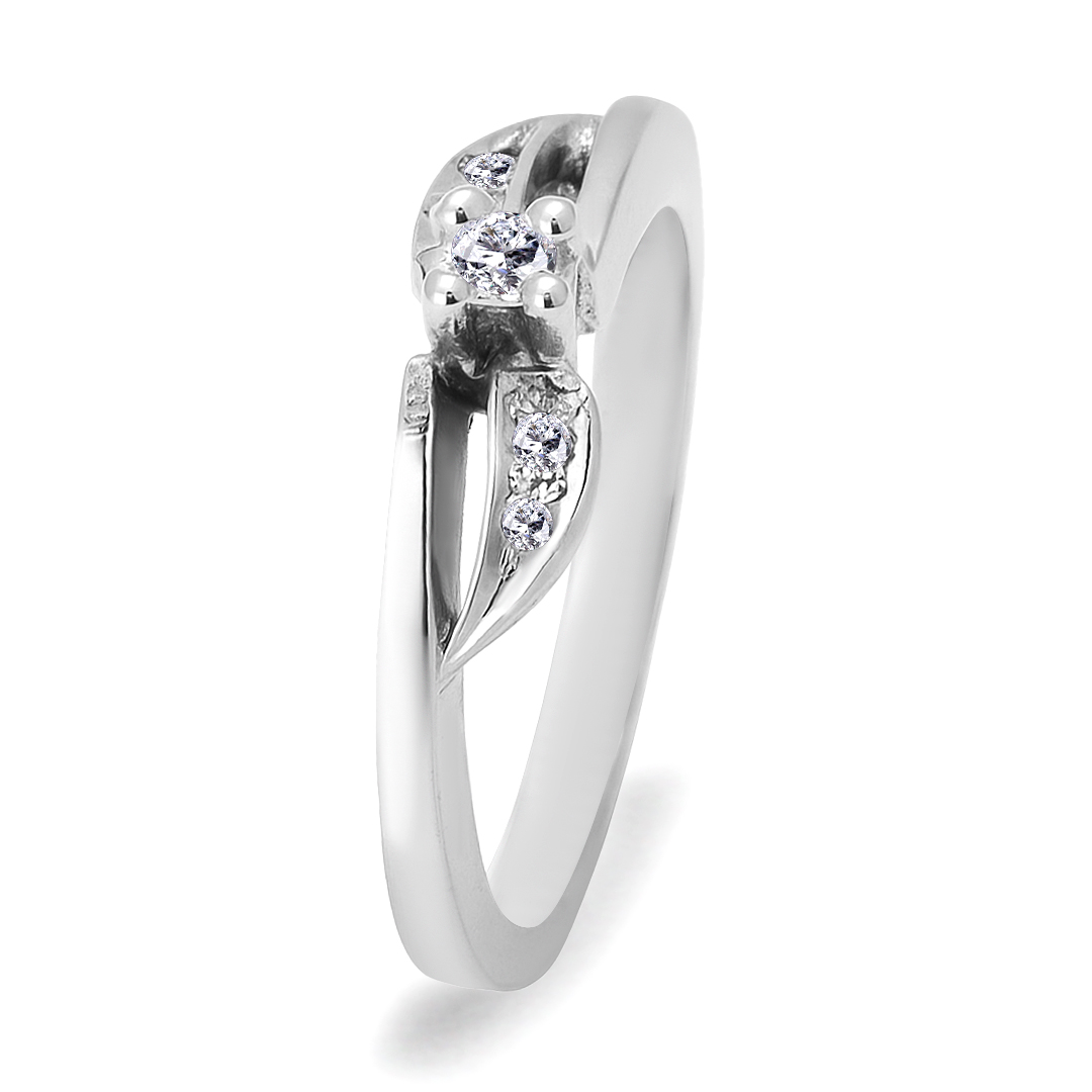 Palladium Diamond Ring LR-836
