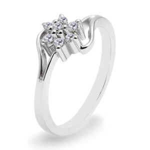 Palladium Diamond Ring LR-848