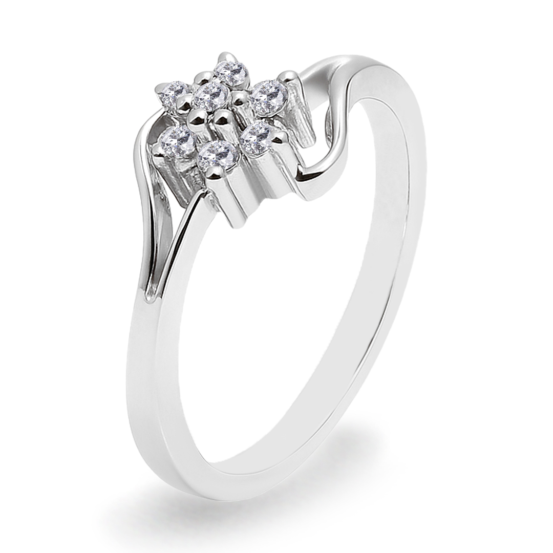 Palladium Diamond Ring LR-848