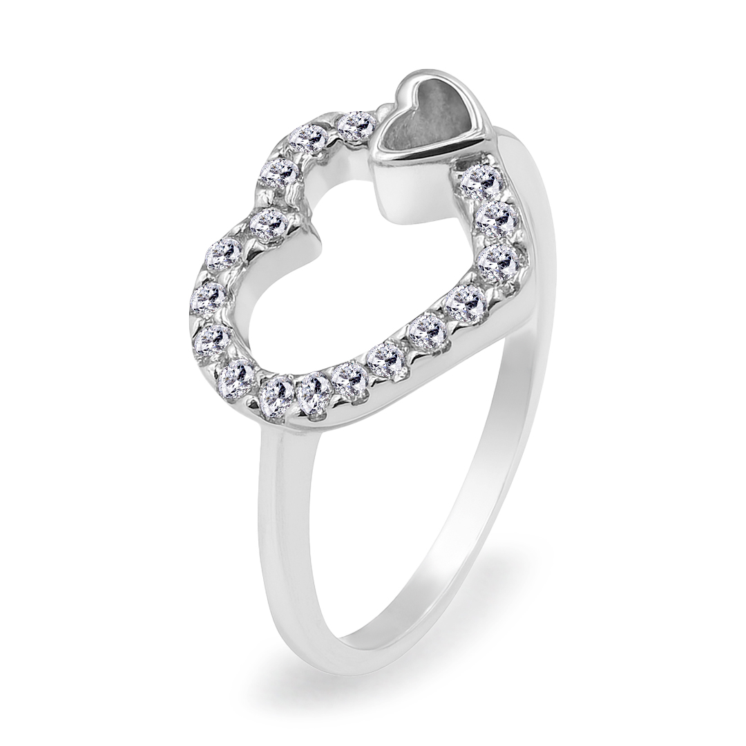 Palladium Diamond Ring LR-851