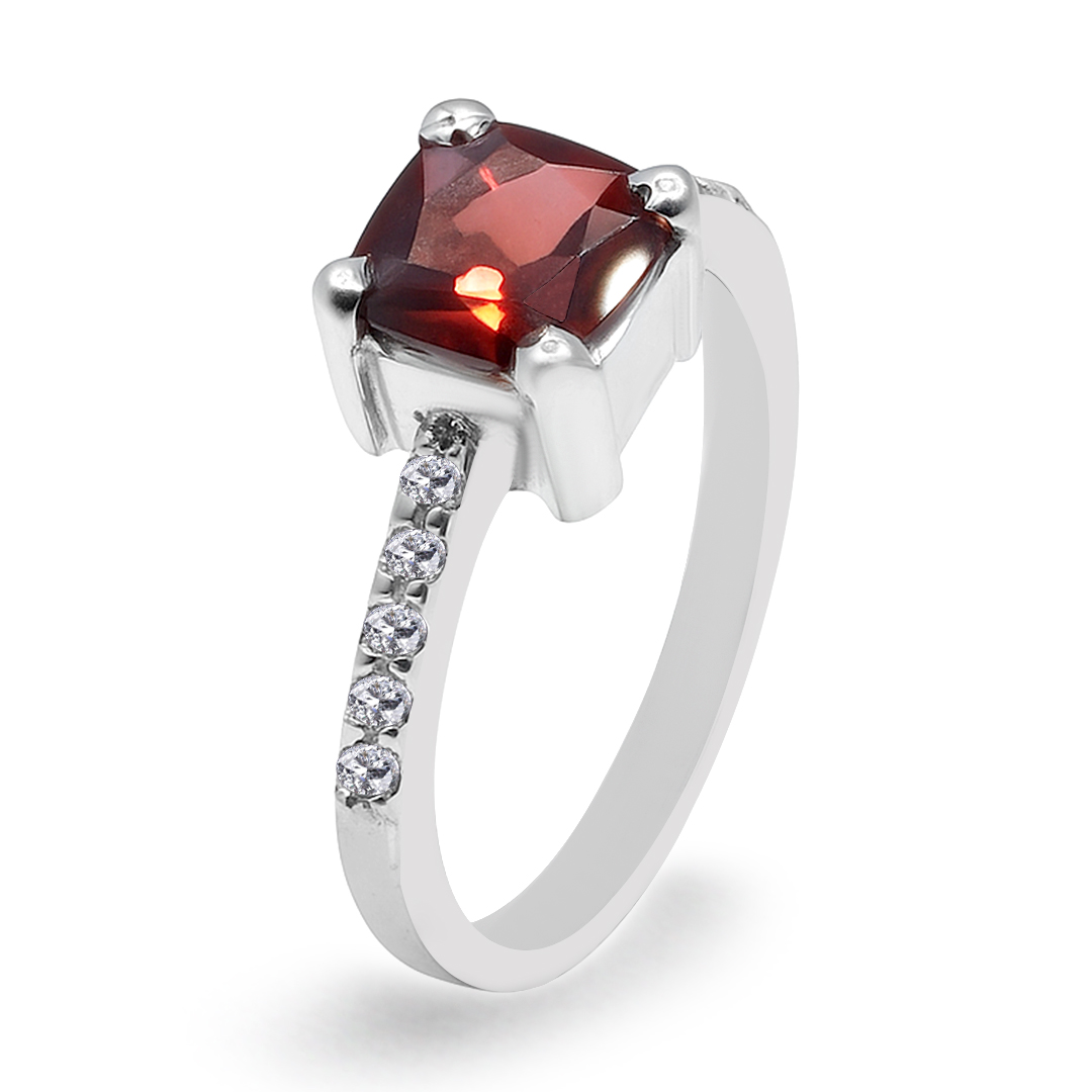 Palladium Diamond Ring LR-869