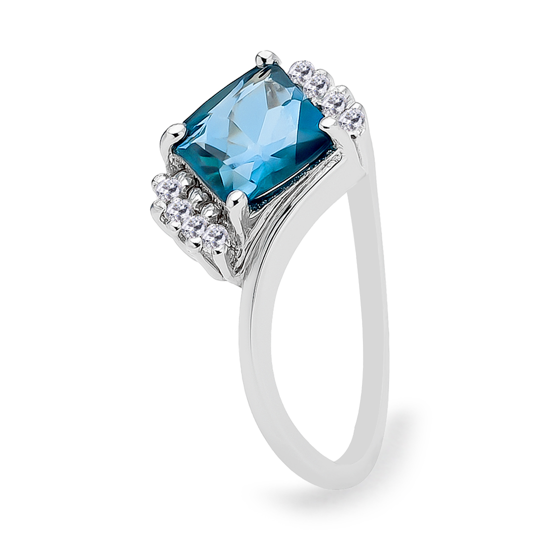 Palladium Diamond Ring LR-881