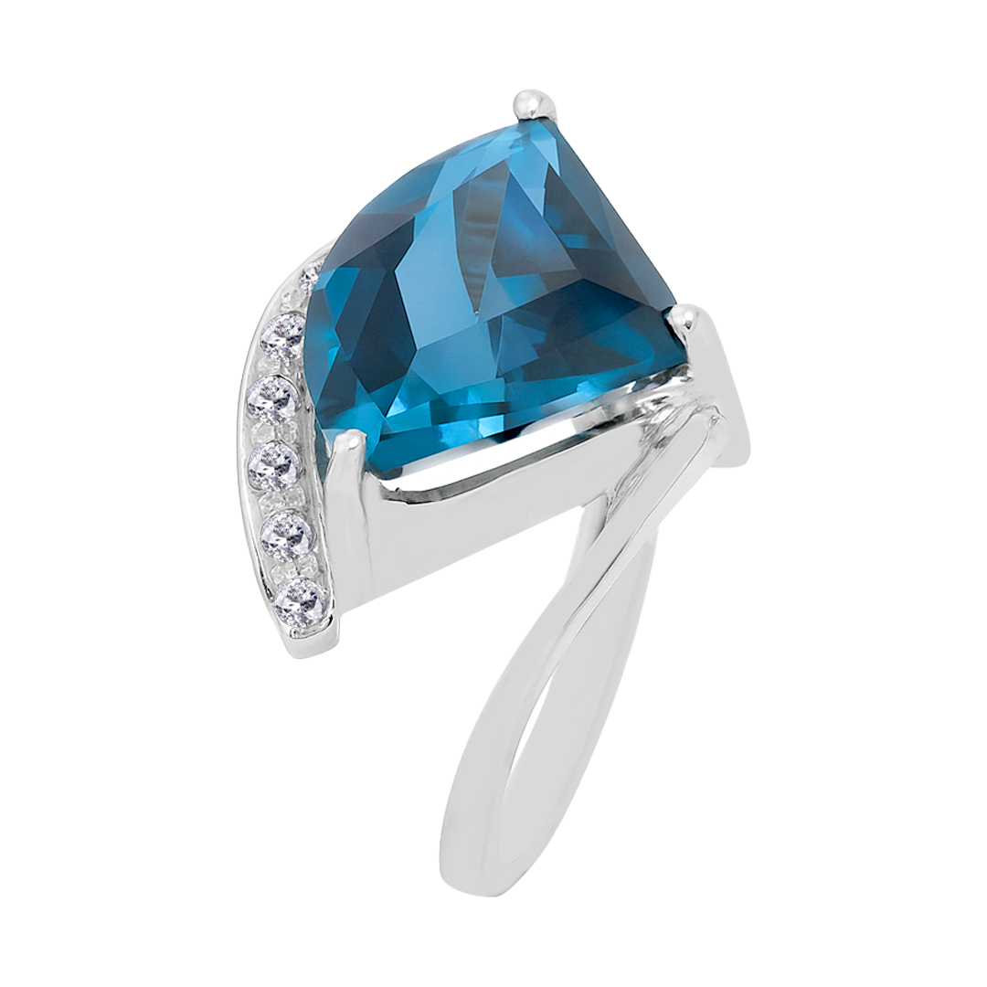 Palladium Diamond Ring LR-896