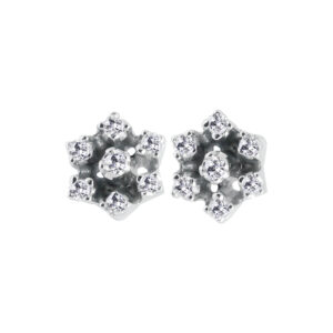 Palladium Diamond Earring ER-827