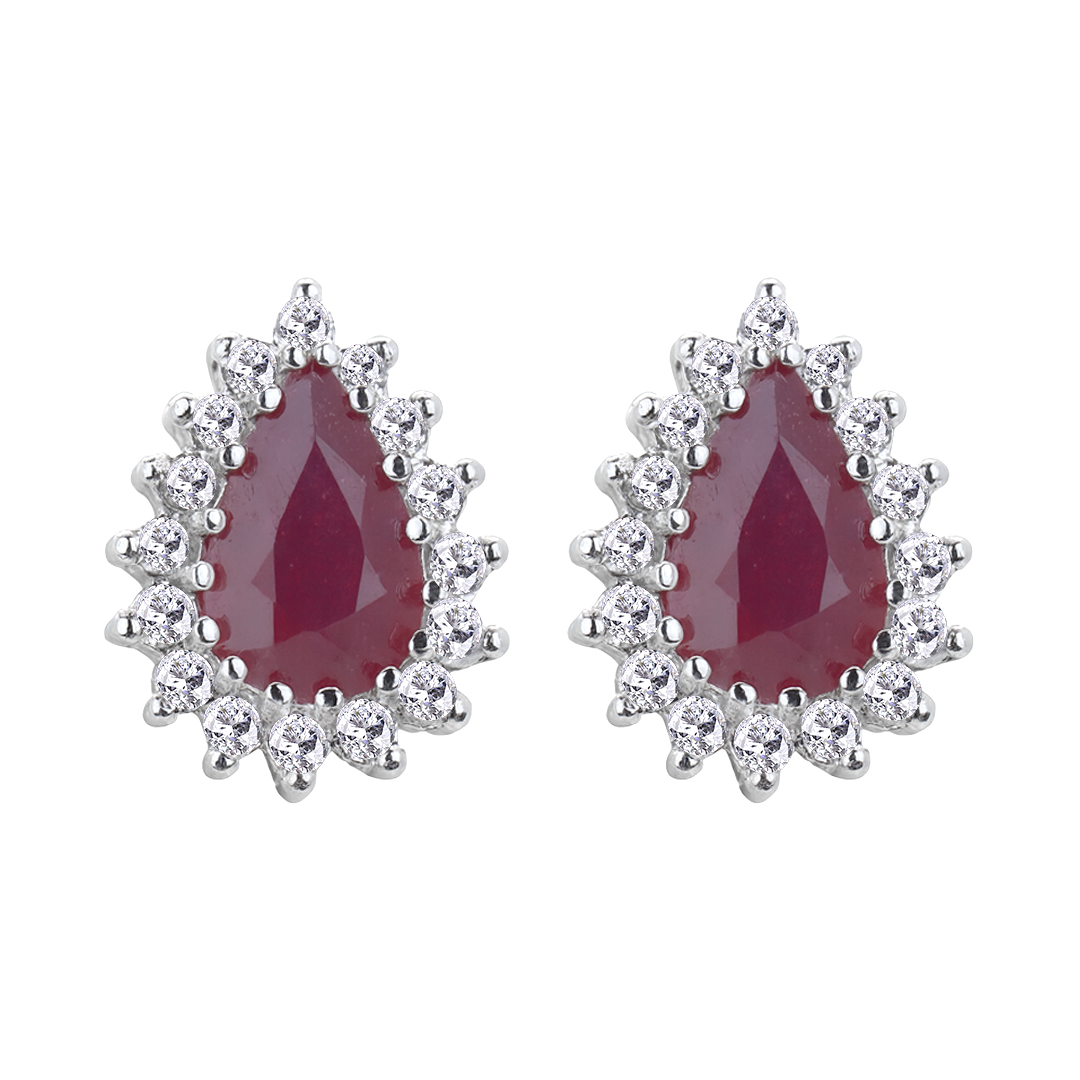 Palladium Diamond Earring ER-912