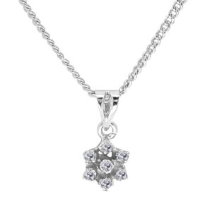 Palladium Diamond Pendant LP-828