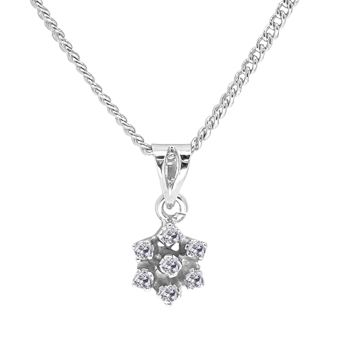 Palladium Diamond Pendant LP-828