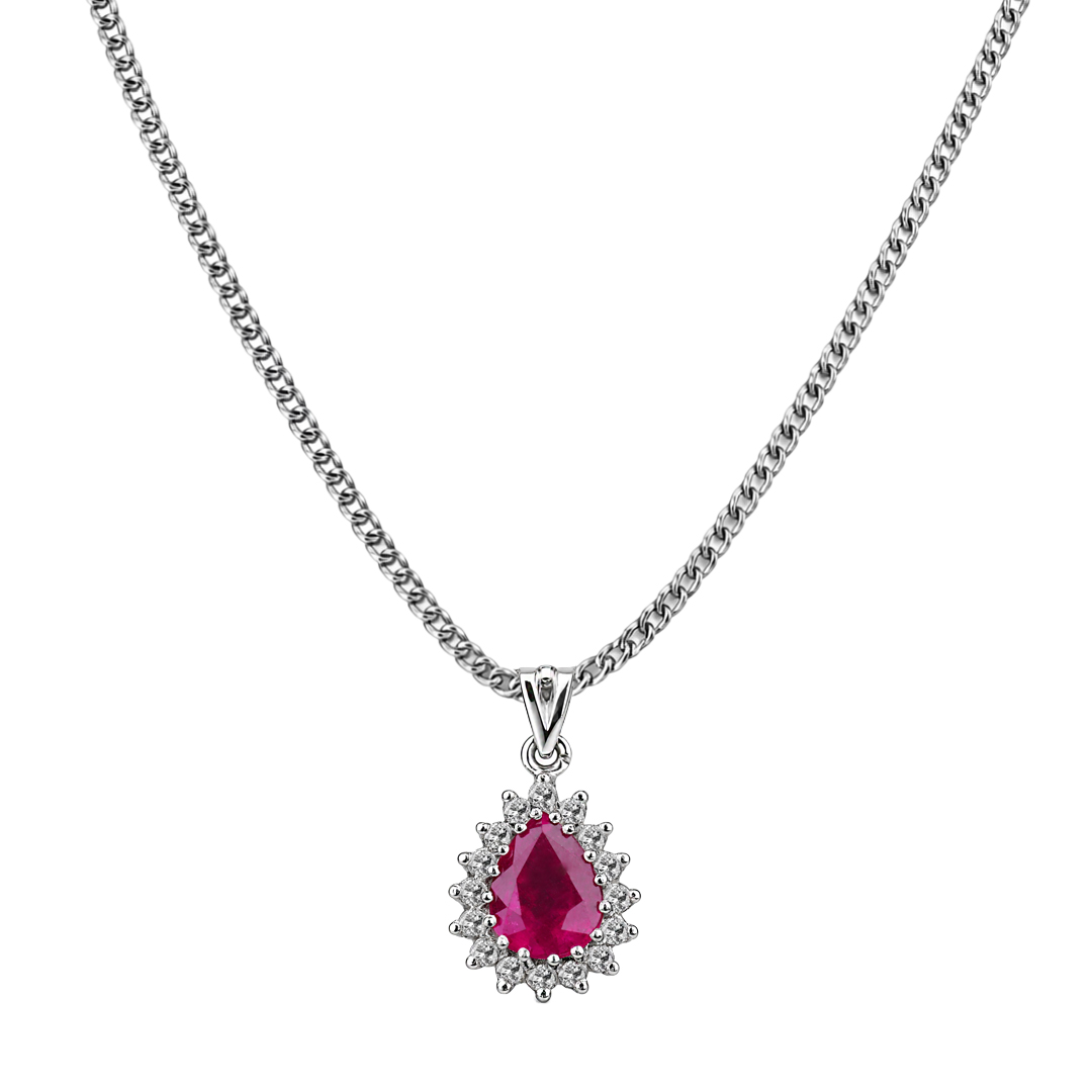 Palladium Diamond Pendant LP-913