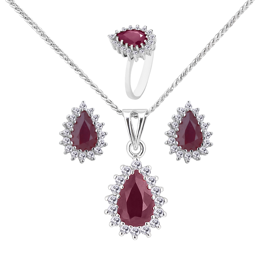 Palladium Diamond Set-ER-912,LP-913,LR-914