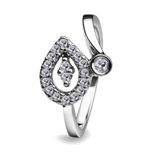 Palladium Diamond Ring LR-858