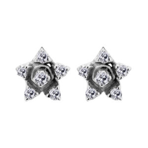Palladium Diamond Earring ER-917