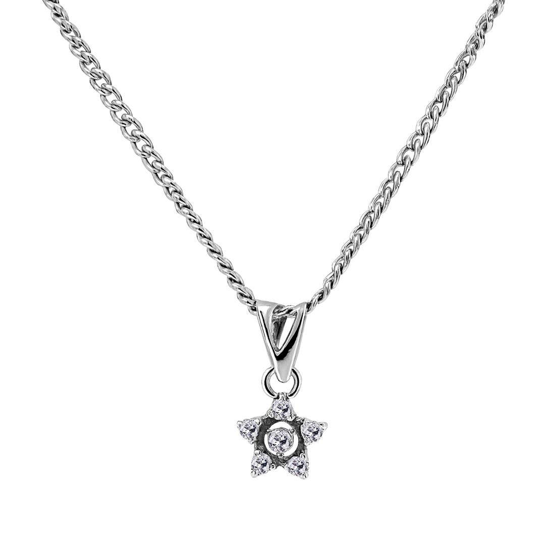 Palladium Diamond Pendant LP-918