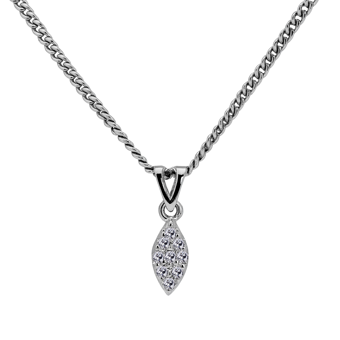 Palladium Diamond Pendant LP-927