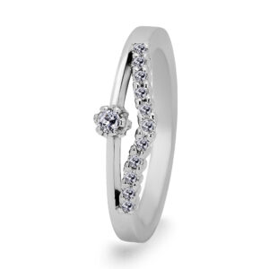 Palladium Diamond Ring LR-923