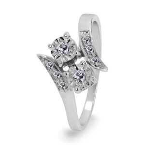 Palladium Diamond Ring LR-924