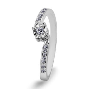 Palladium Diamond Ring LR-930