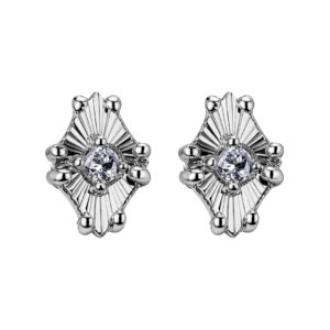 Palladium Diamond Earring ER-948