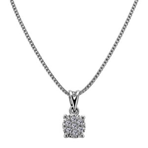 Palladium Diamond Pendant LP-944