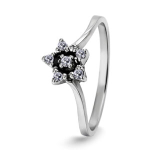 Palladium Diamond Ring LR-919
