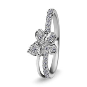 Palladium Diamond Ring LR-947