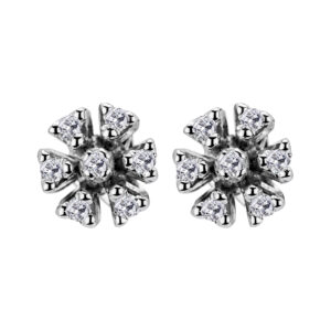 Palladium Diamond Earring ER-939