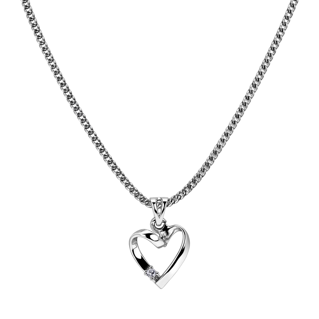 Palladium Diamond Pendant LP-958