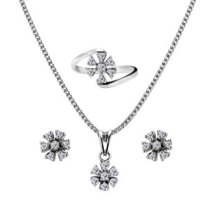 Palladium Diamond Set-ER-939,LP-938,LR-934