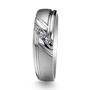 Palladium Diamond Ring GR-964