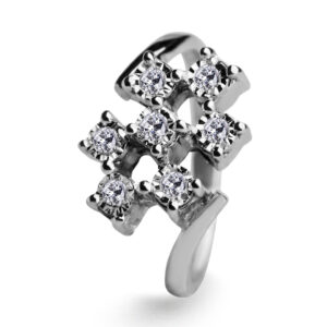 Palladium Diamond Ring LR-970