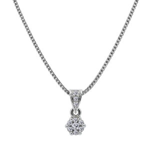 Palladium Diamond Pendant LP-979