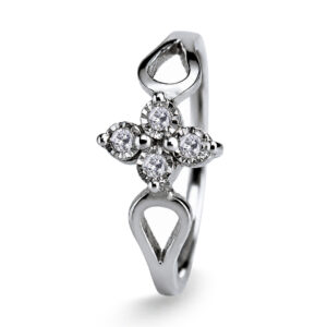 Palladium Diamond Ring LR-975