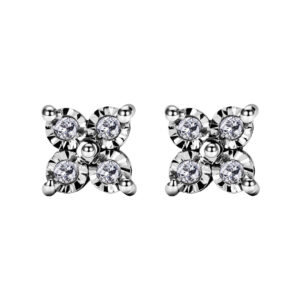 Palladium Diamond Earring ER-992