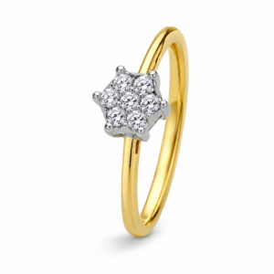 18K Gold Diamond Ring IF-051